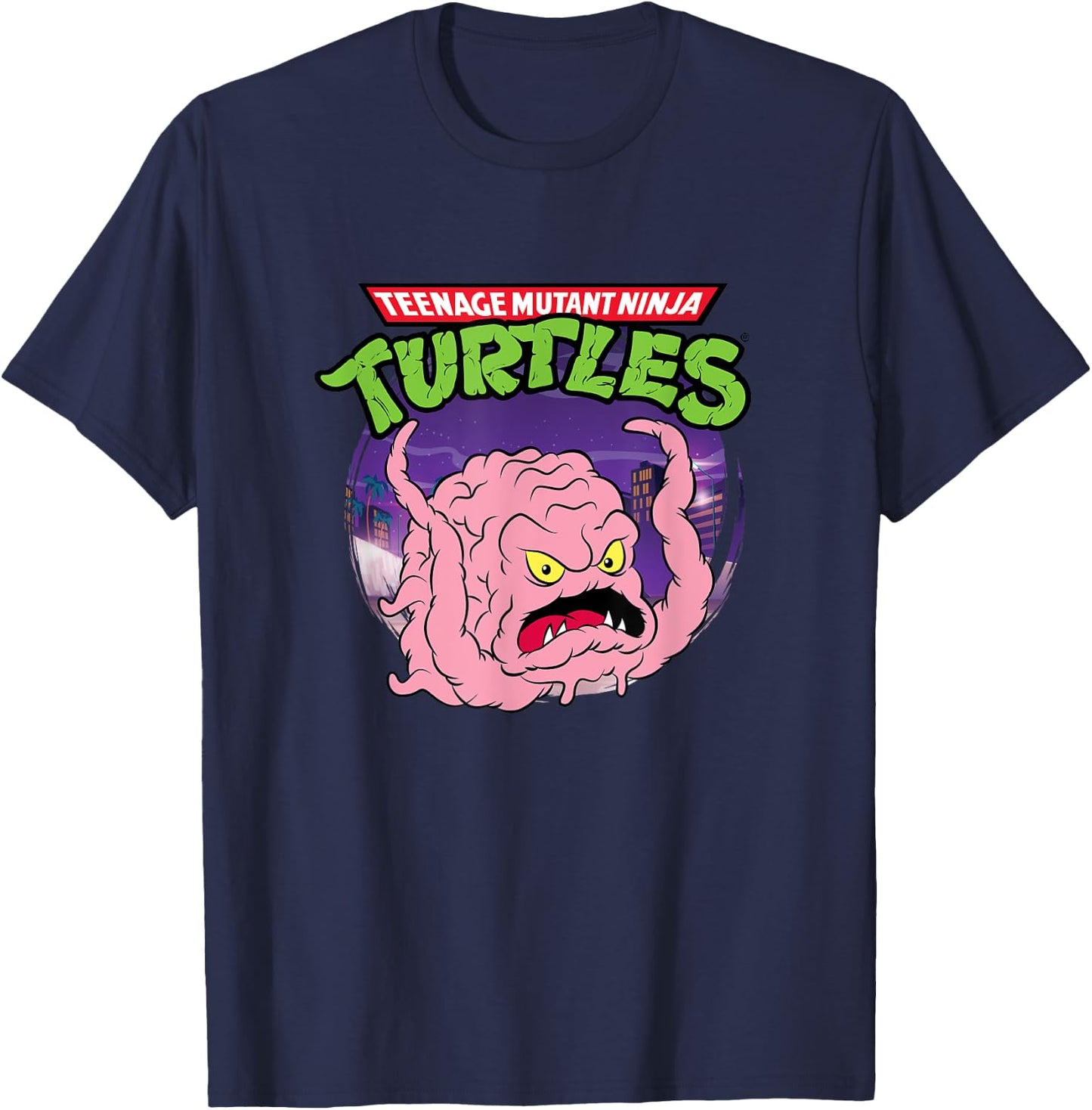 Mademark x Teenage Mutant Ninja Turtles - Original Teenage Mutant Ninja Turtles Krang Alien Creation T-Shirt - T-Shirt | Navy