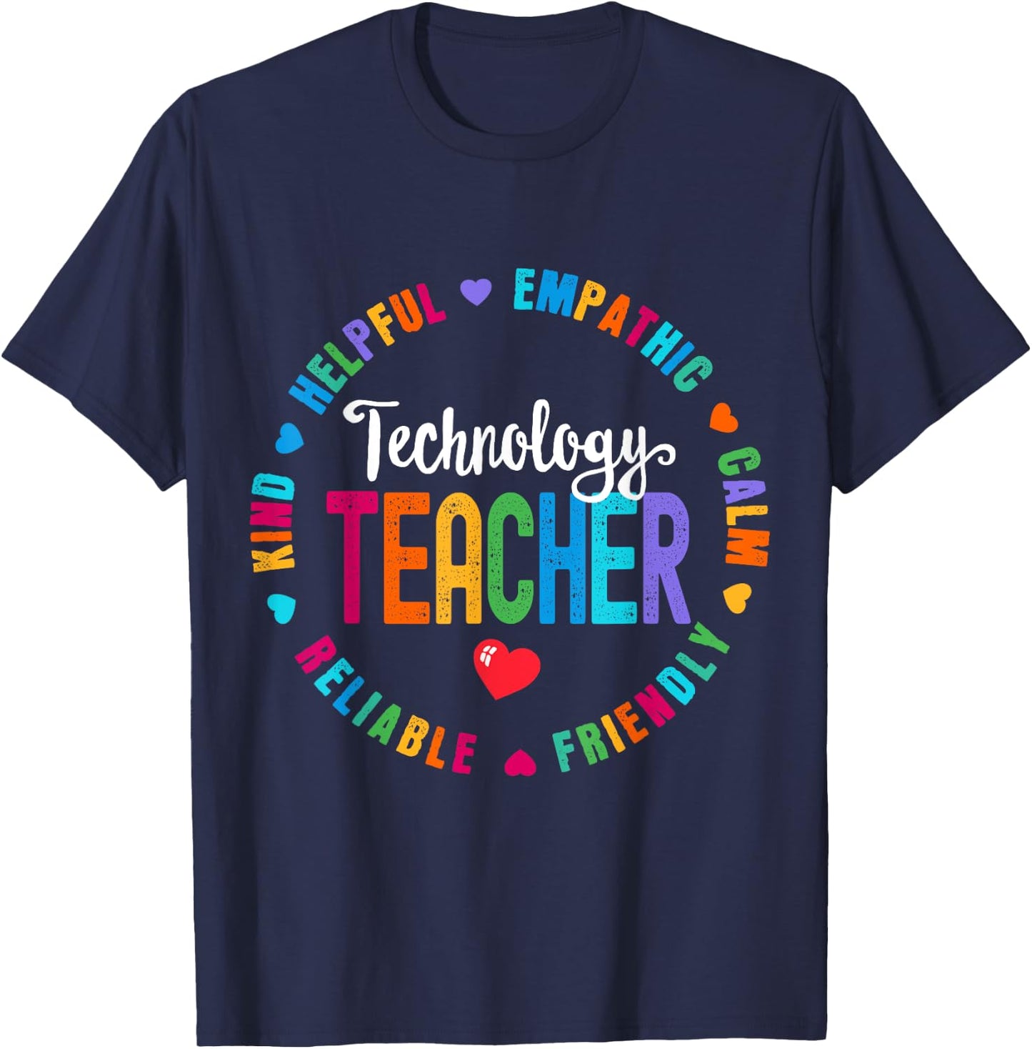 Technology Teacher Tech Computer Teacher STEM STEAM Women Girls Kids T-Shirt - T-Shirt | Navy