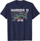 AV-8B Harrier II Ground-Attack Aircraft Military Aviation T-Shirt - T-Shirt | Navy