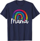 Mama Mini Mother Daughter Matching Tie Dye T-Shirt - T-Shirt | Navy