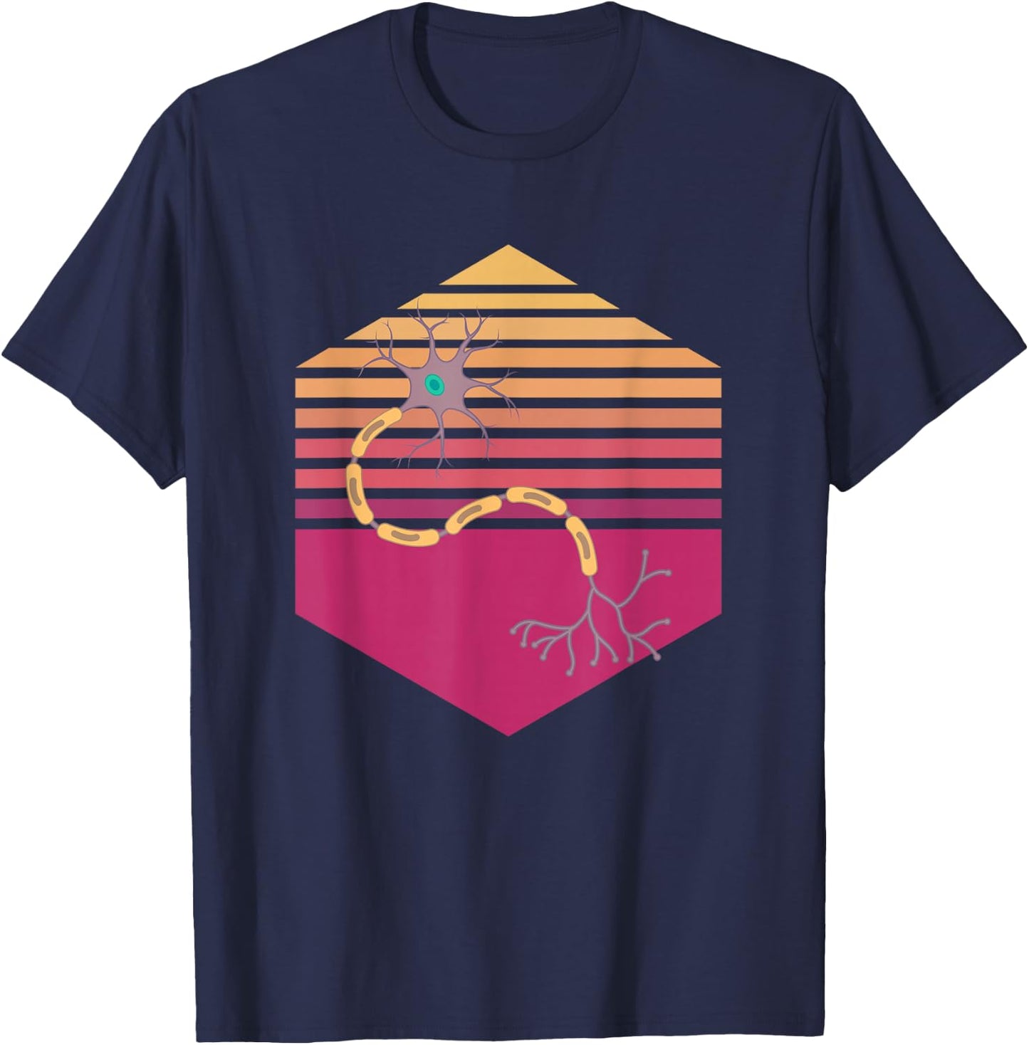 Neuron Vintage Neurologist T-Shirt - T-Shirt | Navy