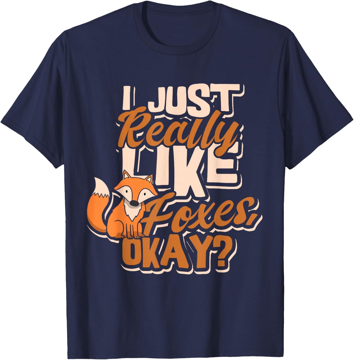 Fox Gifts for Fox Lovers Women Vintage Red Foxes Smart Kids T-Shirt - T-Shirt | Navy