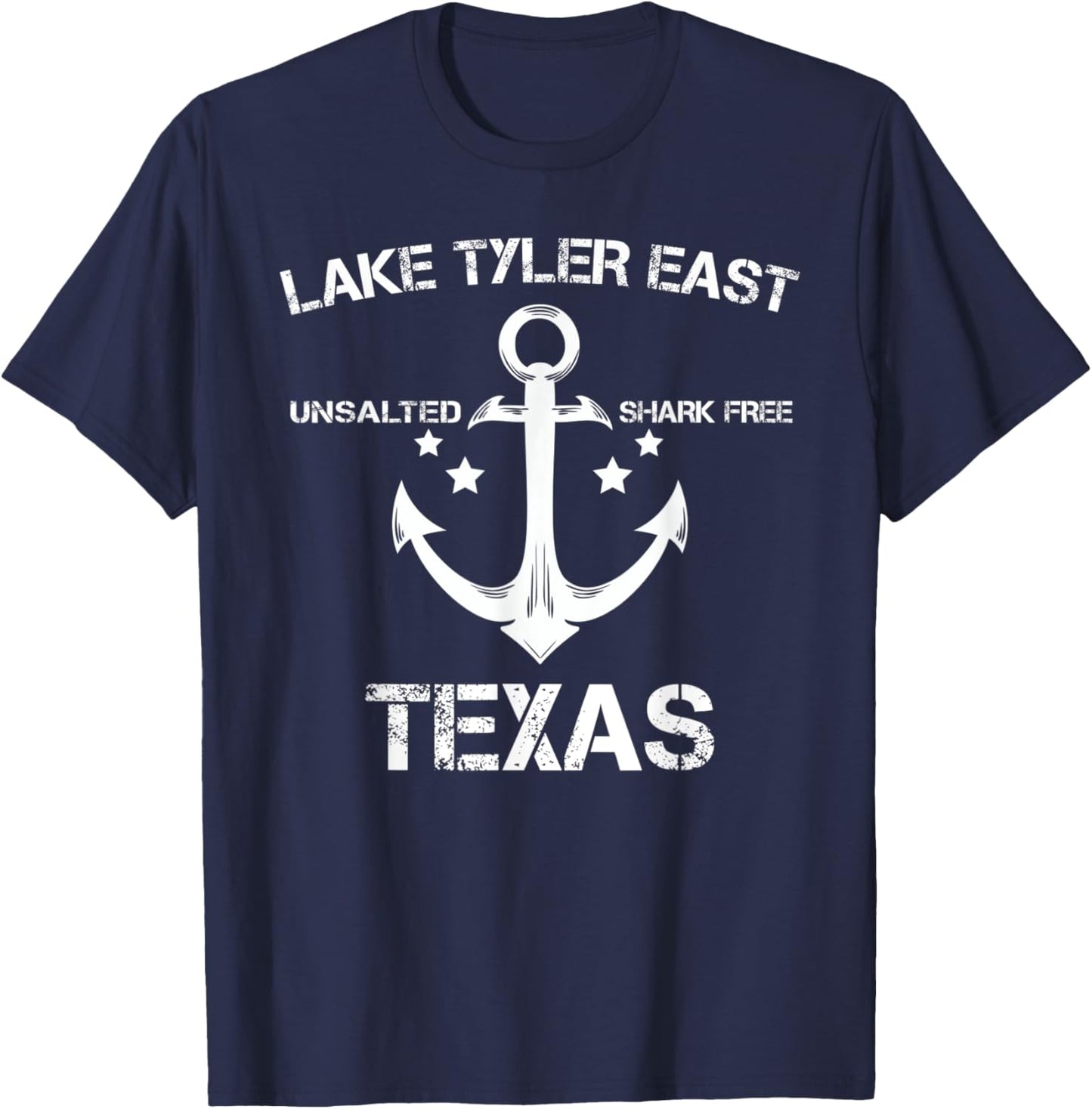 LAKE TYLER EAST TEXAS Funny Fishing Camping Summer Gift Women Kids T-Shirt - T-Shirt | Navy
