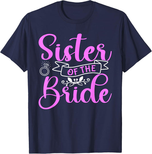 Sister Of The Bride T-Shirt - T-Shirt | Navy