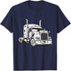 Semi Truck Driver T-Shirt - T-Shirt | Navy