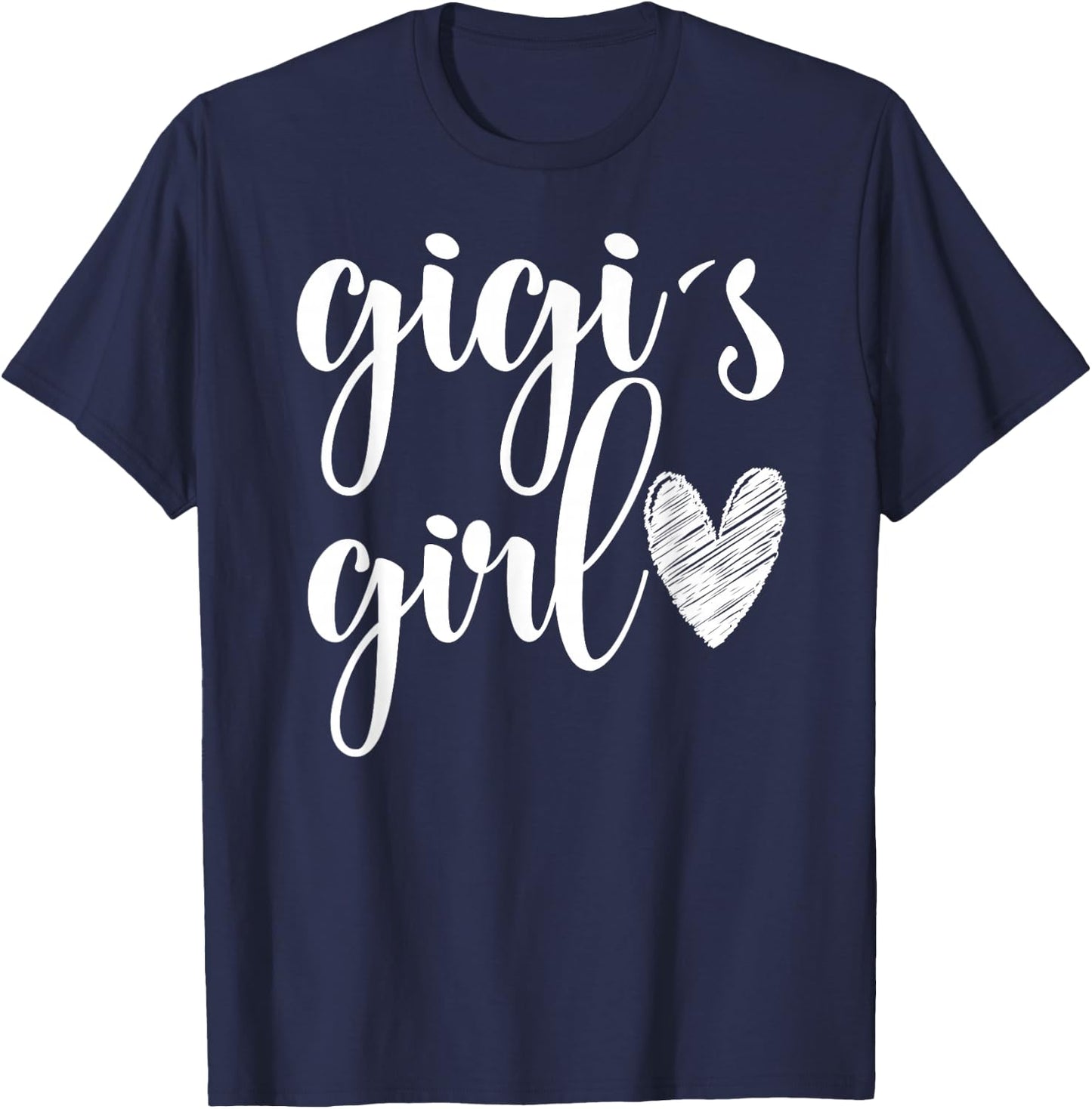 Funny Matching Gigi Girl for Grandma Whit Girl Mother's Day Small T-Shirt - T-Shirt | Navy