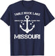 TABLE ROCK LAKE MISSOURI Funny Fishing Camping Summer Gift Men Women Girls Kids T-Shirt - T-Shirt | Navy