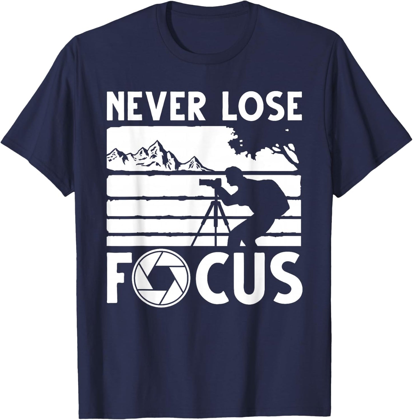 Cool Photographer Art Women Photography Camera Lover T-Shirt - T-Shirt | Navy