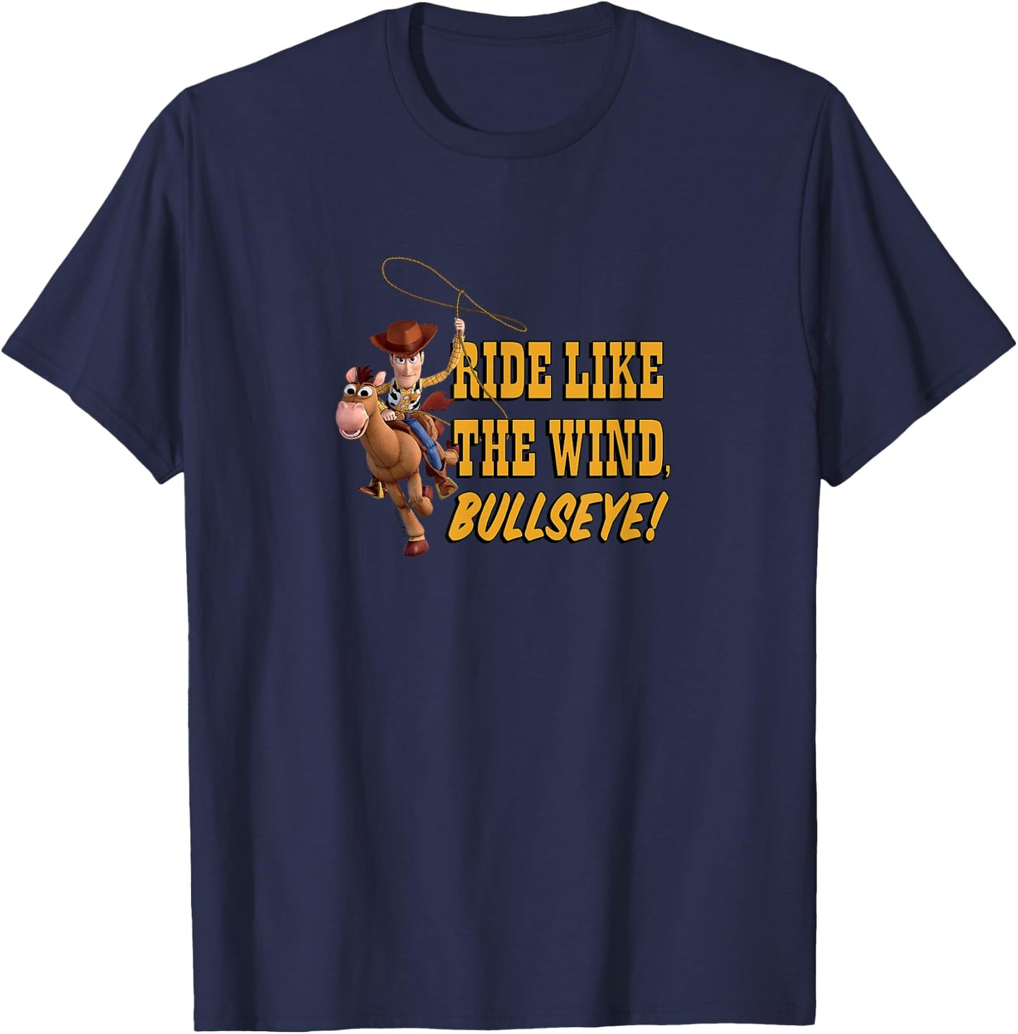 Toy Story - Ride Like The Wind Bullseye! T-Shirt - T-Shirt | Navy