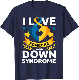 Down Syndrome Awareness Month Special Needs Love T21 Day T-Shirt - T-Shirt | Navy