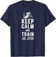 Jiu Jitsu Keep Calm And Train Jiu-Jitsu T-Shirt - T-Shirt | Navy