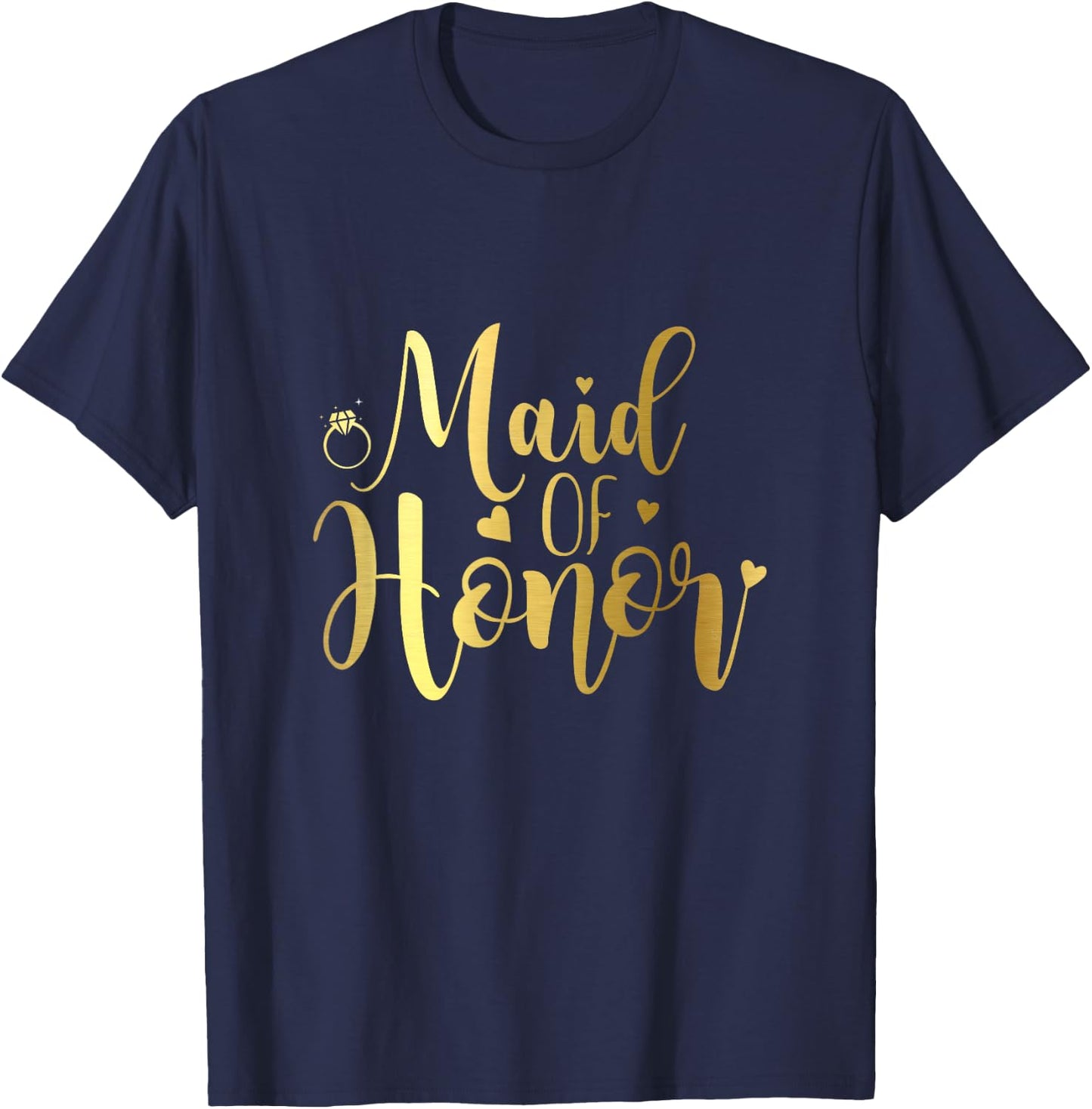 Bachelorette Party Maid Of Honor T-Shirt - T-Shirt | Navy