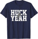 Huck Yeah Ultimate Frisbee T-Shirt - T-Shirt | Navy