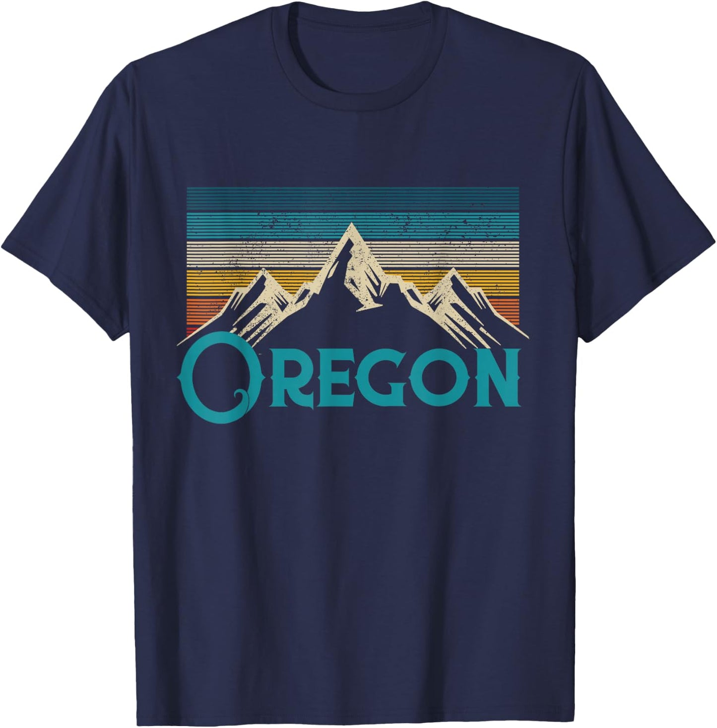 Oregon Vintage Souvenir T-Shirt - T-Shirt | Navy