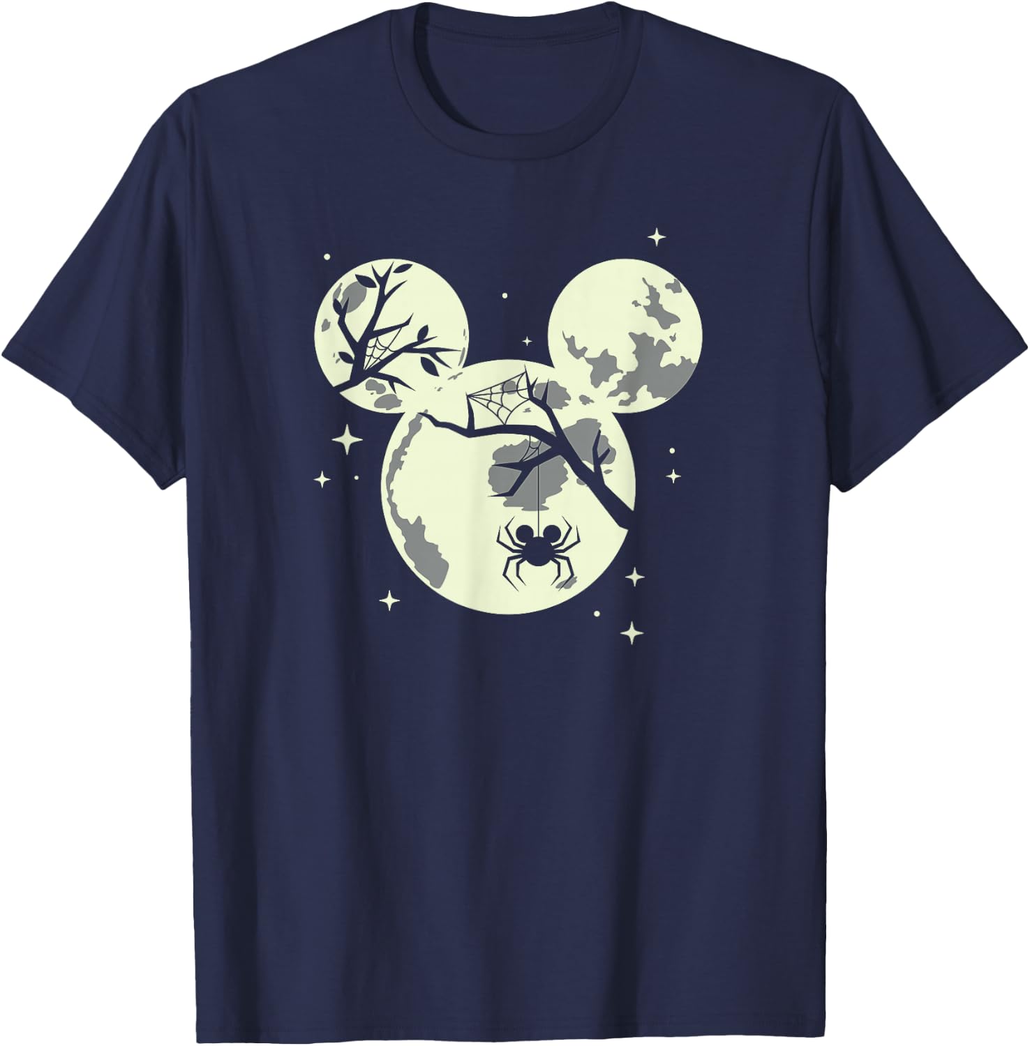 Disney - Halloween Mickey Moon T-Shirt - T-Shirt | Navy
