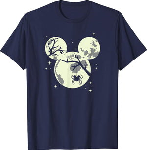 Disney - Halloween Mickey Moon T-Shirt - T-Shirt | Navy