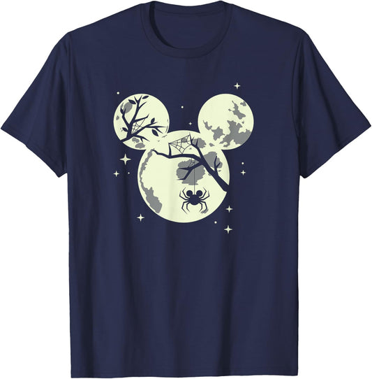 Disney - Halloween Mickey Moon T-Shirt - T-Shirt | Navy