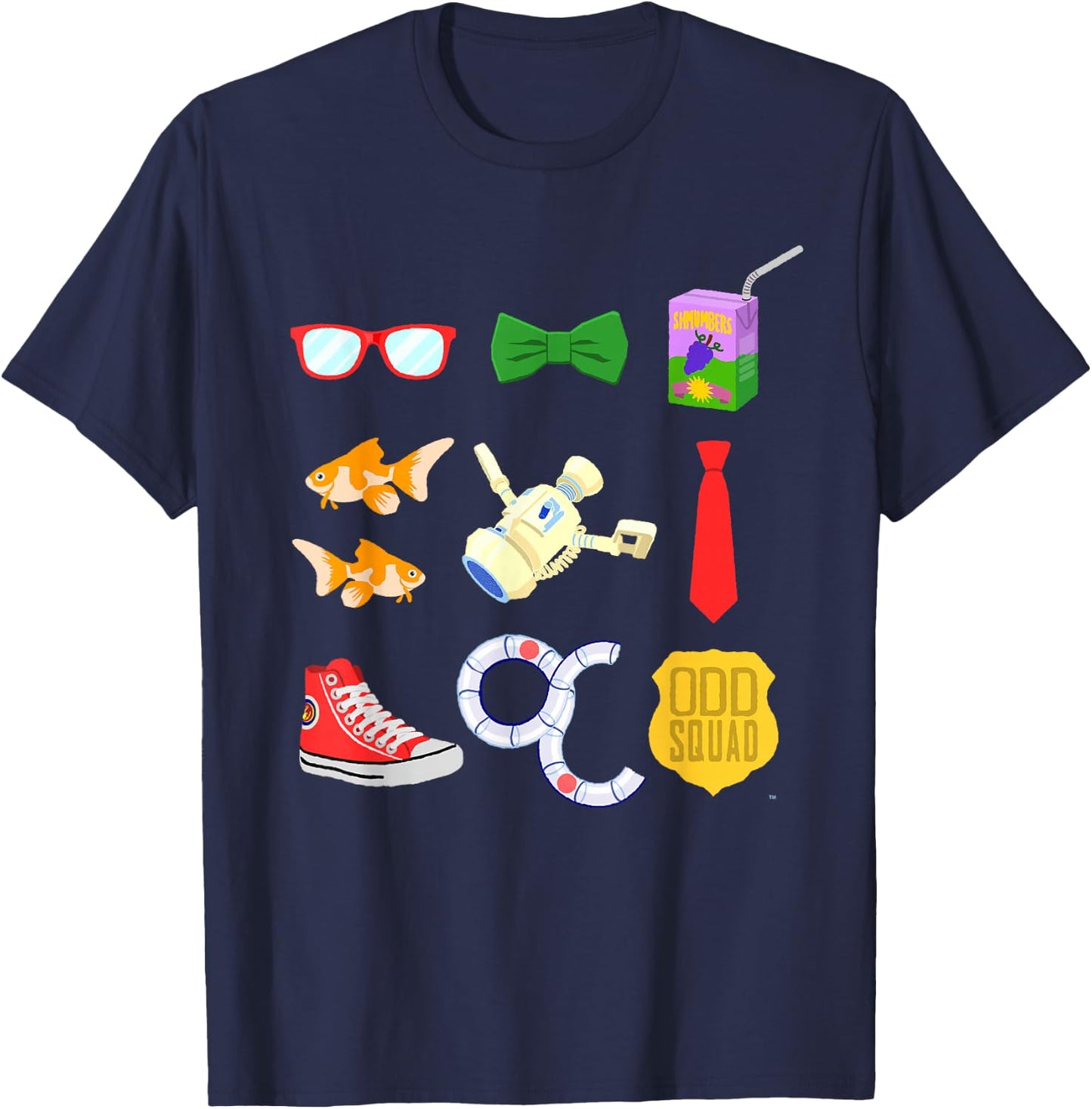 Odd Squad Agent Accessories Illustrated Shirt T-Shirt - T-Shirt | Navy
