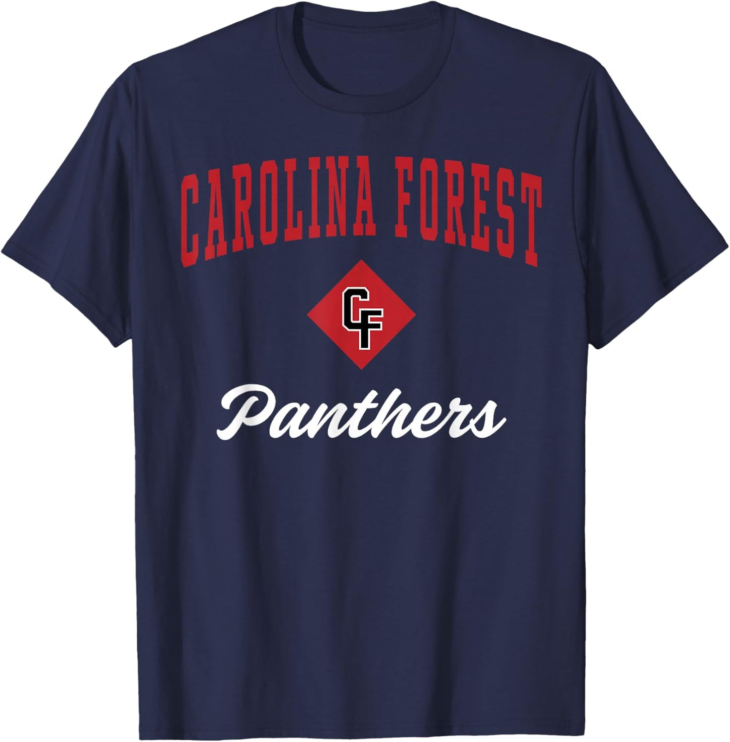 Carolina Forest High School Panthers C3 T-Shirt - T-Shirt | Navy