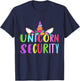 Unicorn Security Shirt Halloween Fall Costume Adults Kids T-Shirt - T-Shirt | Navy