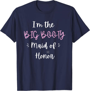 Maid of Honor | Novelty Bride Gifts T-Shirt - T-Shirt | Navy