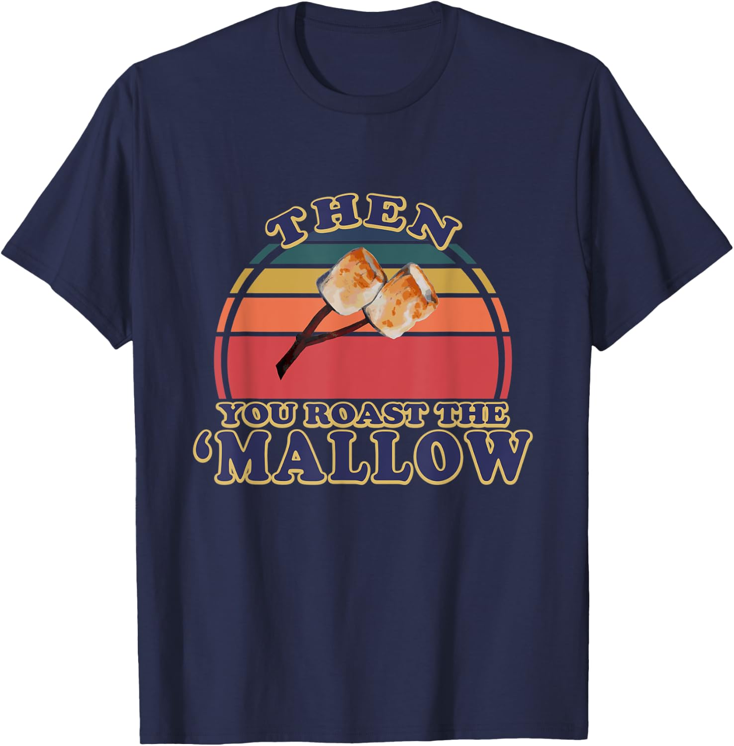 Smores Marshmallow Retro S'mores Group Halloween Costume T-Shirt - T-Shirt | Navy