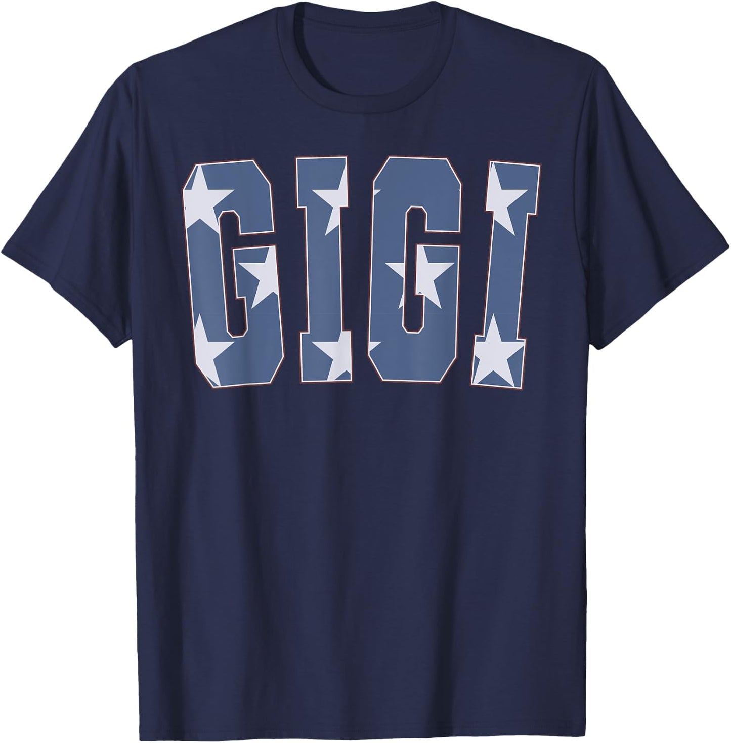 American Flag Gigi Matching Family 4th of July T-Shirt - T-Shirt | Navy