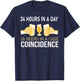 24 Hours a Day, 24 Beers in One Case - Beer Drinker T-Shirt - T-Shirt | Navy