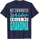 My Favorite Welder Calls Me Grandma, Welder Grandma T-Shirt - T-Shirt | Navy