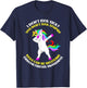 Endometriosis Awareness Unicorn Endometriosis Warrior T-Shirt - T-Shirt | Navy