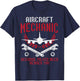 Aircraft Mechanic Because Pilots Need Heroes Funny Men Women T-Shirt - T-Shirt | Navy