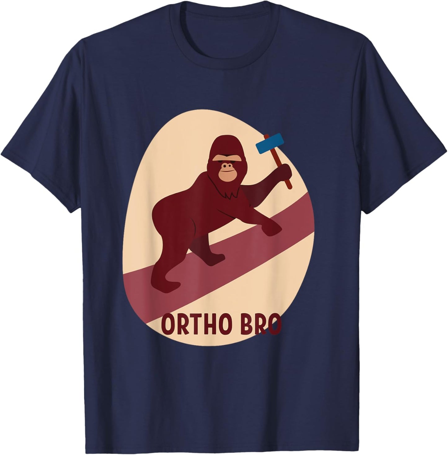 Orthopedic Surgeon Ortho Bro Orthopedics Medicine Student T-Shirt - T-Shirt | Navy