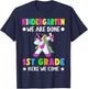 Kindergarten we are done first grade here we come T-Shirt - T-Shirt | Navy