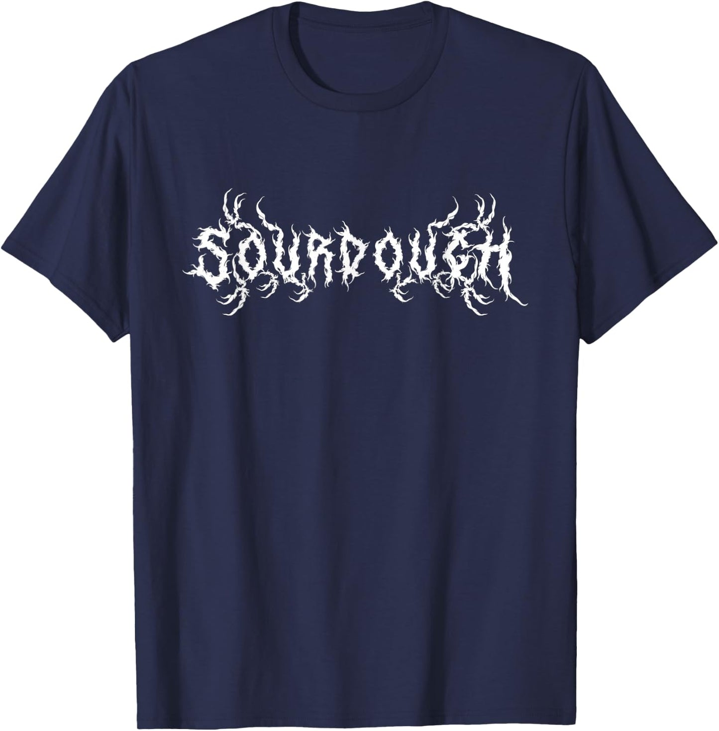 Sourdough Heavy Music Logo For Sourdough Baker T-Shirt - T-Shirt | Navy