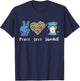 Shoebill Love Peace African Bird Shoebill Bird African Stork T-Shirt - T-Shirt | Navy