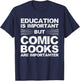 Cool Comic Book Art Women Comic Book Cartoon Lovers T-Shirt - T-Shirt | Navy