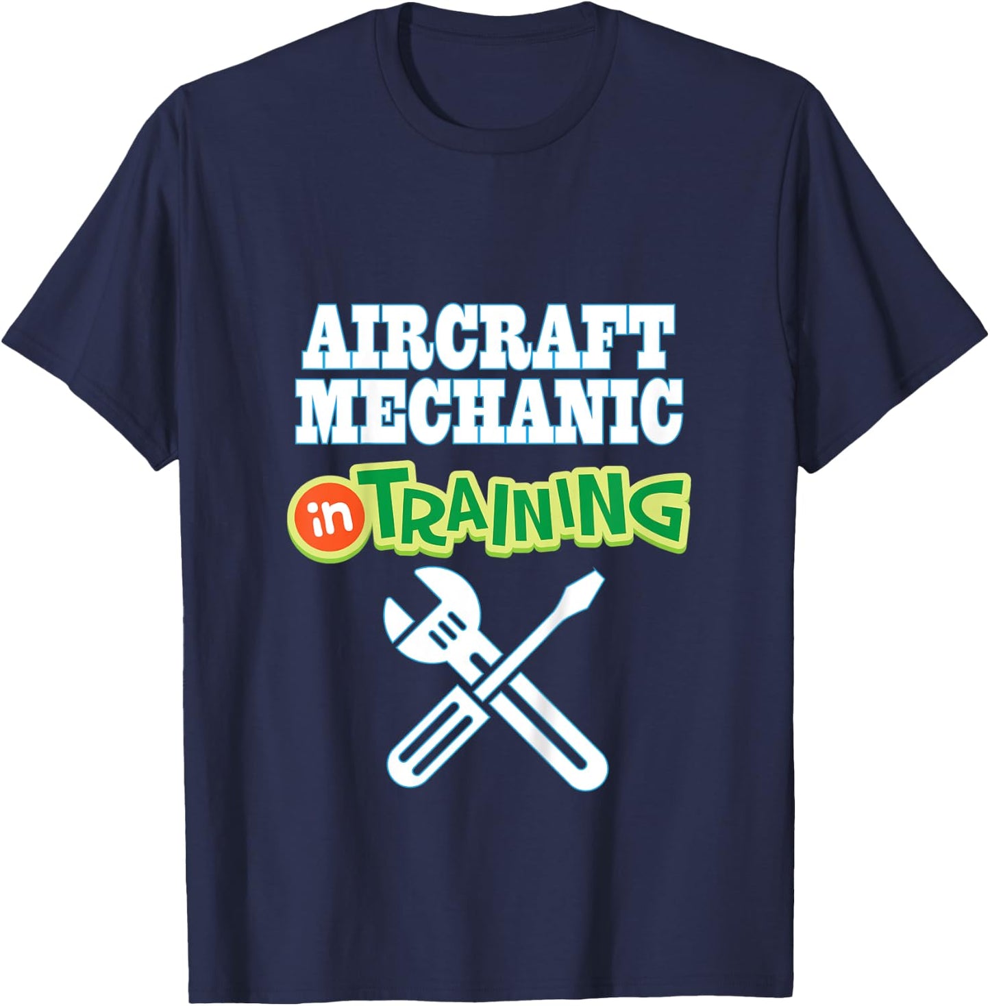 Kids Future Aircraft Mechanic T-Shirt - T-Shirt | Navy