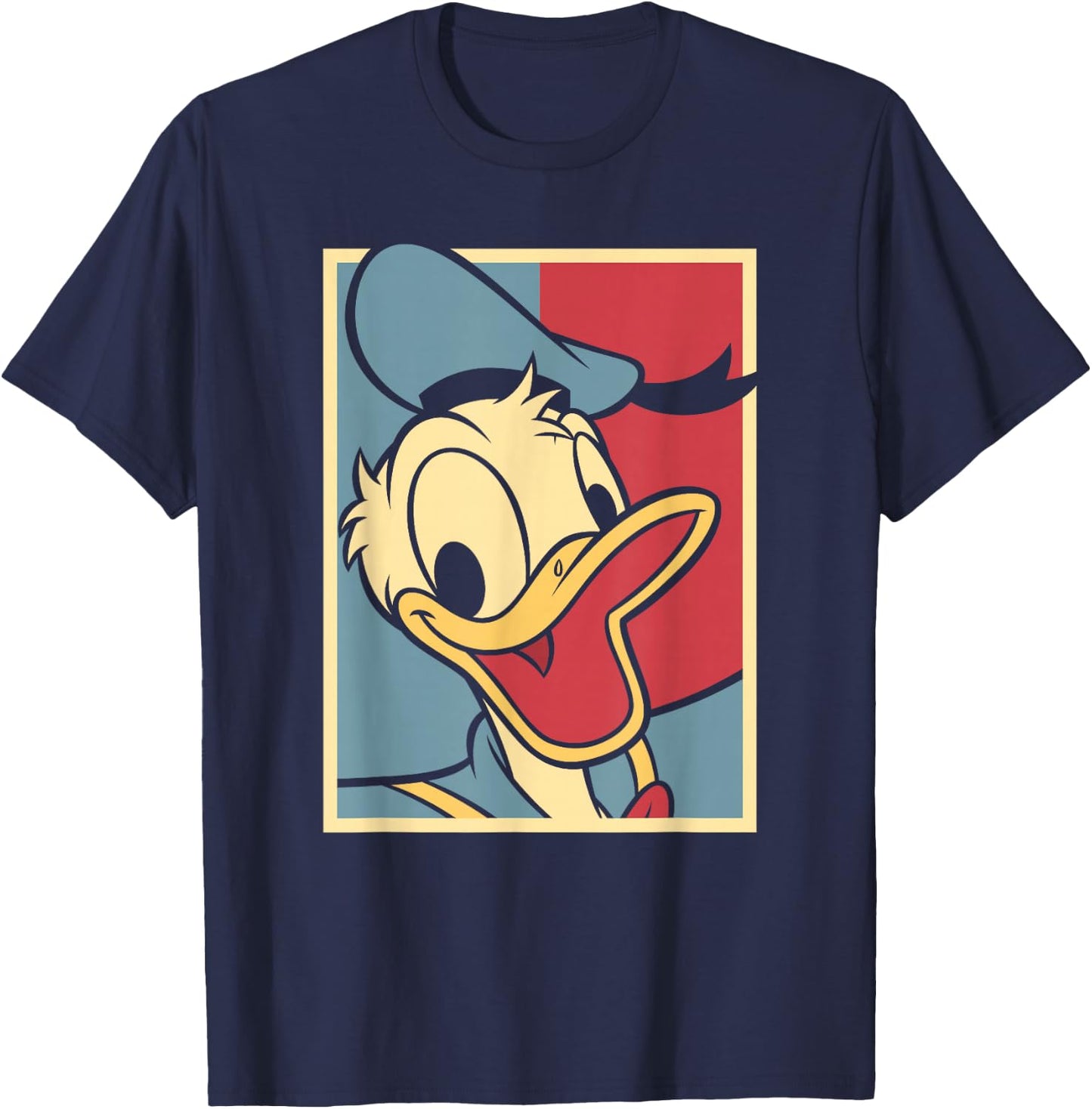 Disney Mickey Classic Donald Duck Big Face 4th of July T-Shirt - T-Shirt | Navy