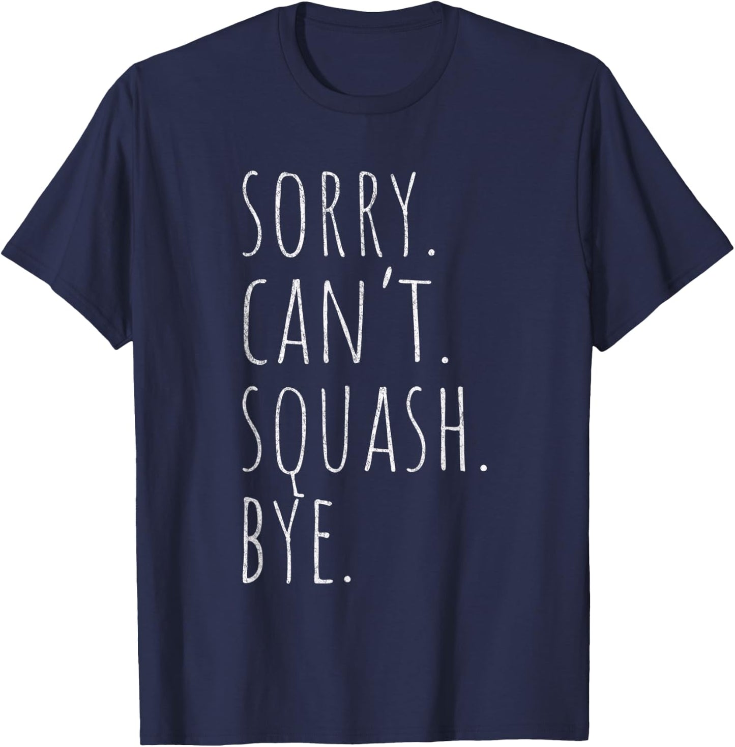 Funny Squash Player Squash Racket Ball T-Shirt - T-Shirt | Navy