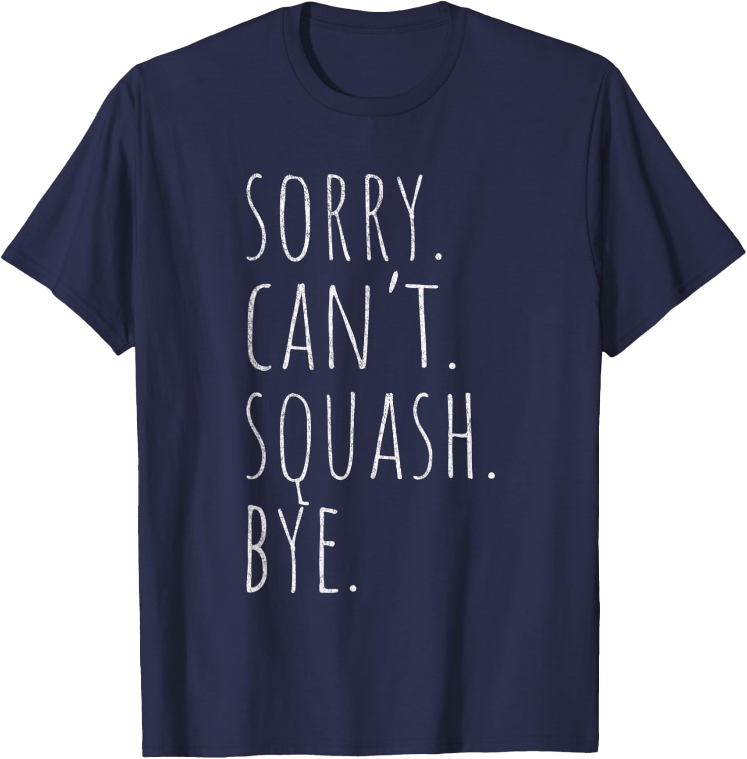 Funny Squash Player Squash Racket Ball T-Shirt - T-Shirt | Navy