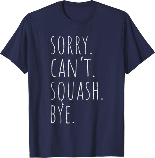 Funny Squash Player Squash Racket Ball T-Shirt - T-Shirt | Navy