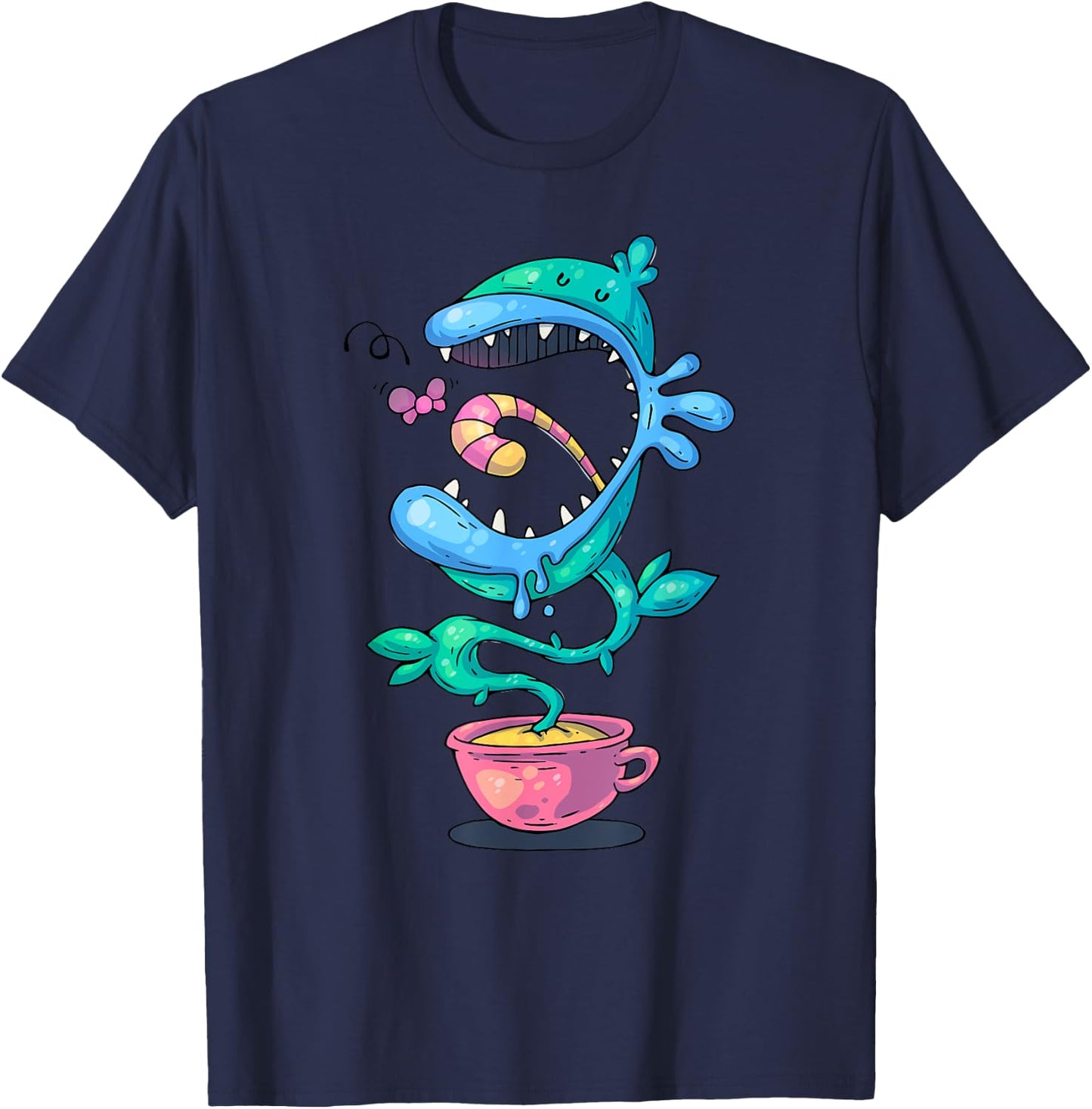 Venus Flytrap I Plant Monster I Kids I Venus Fly Trap T-Shirt - T-Shirt | Navy