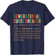 Generational Curse Breaker Definition Retro Vintage Melanin T-Shirt - T-Shirt | Navy