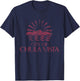 Vintage Chula Vista California Flag T-Shirt - T-Shirt | Navy