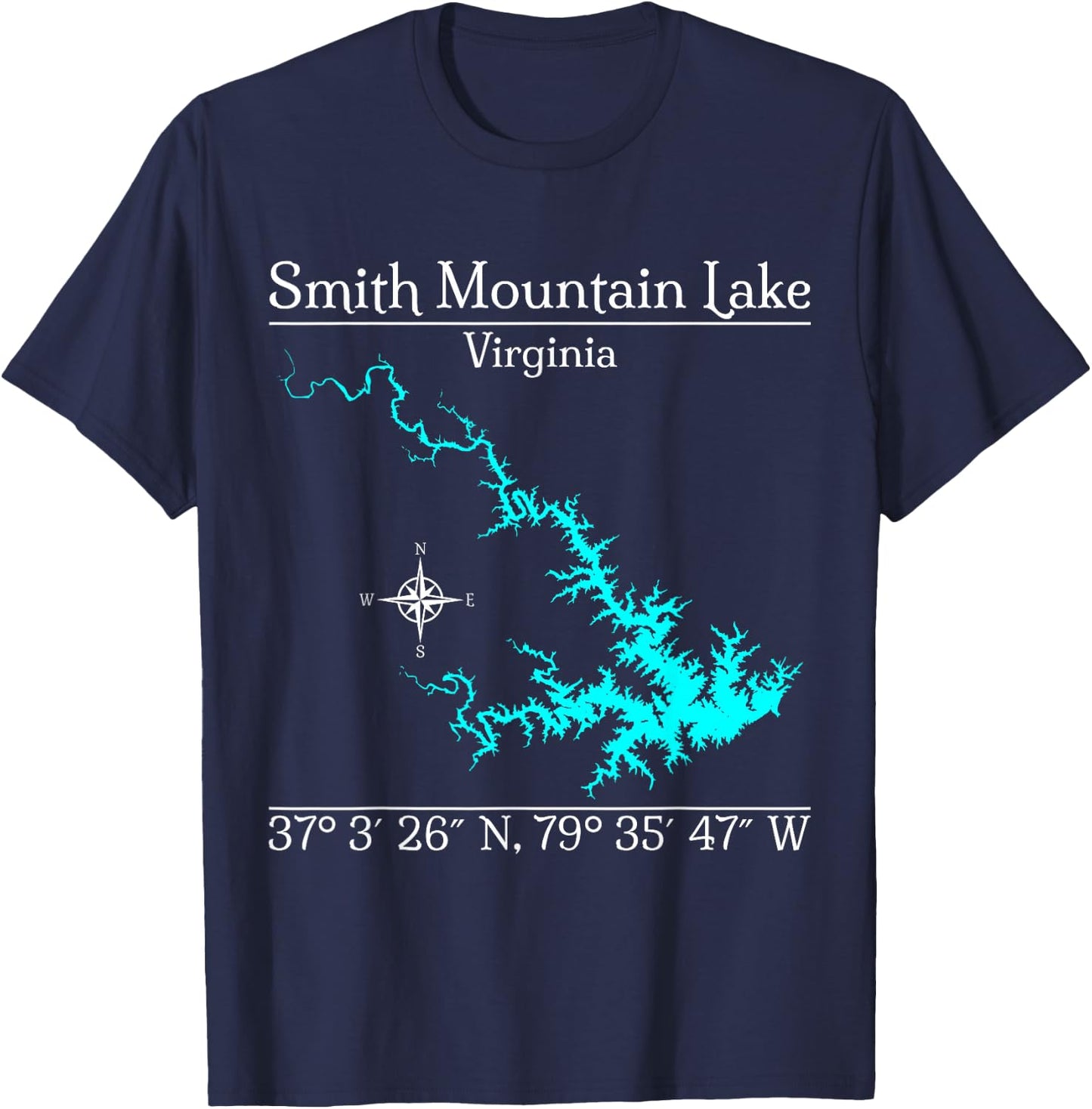 Smith Mountain Lake T-Shirt - T-Shirt | Navy