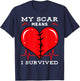Open Heart Surgery Coronary Bypass Artery Stent Patients TR T-Shirt - T-Shirt | Navy