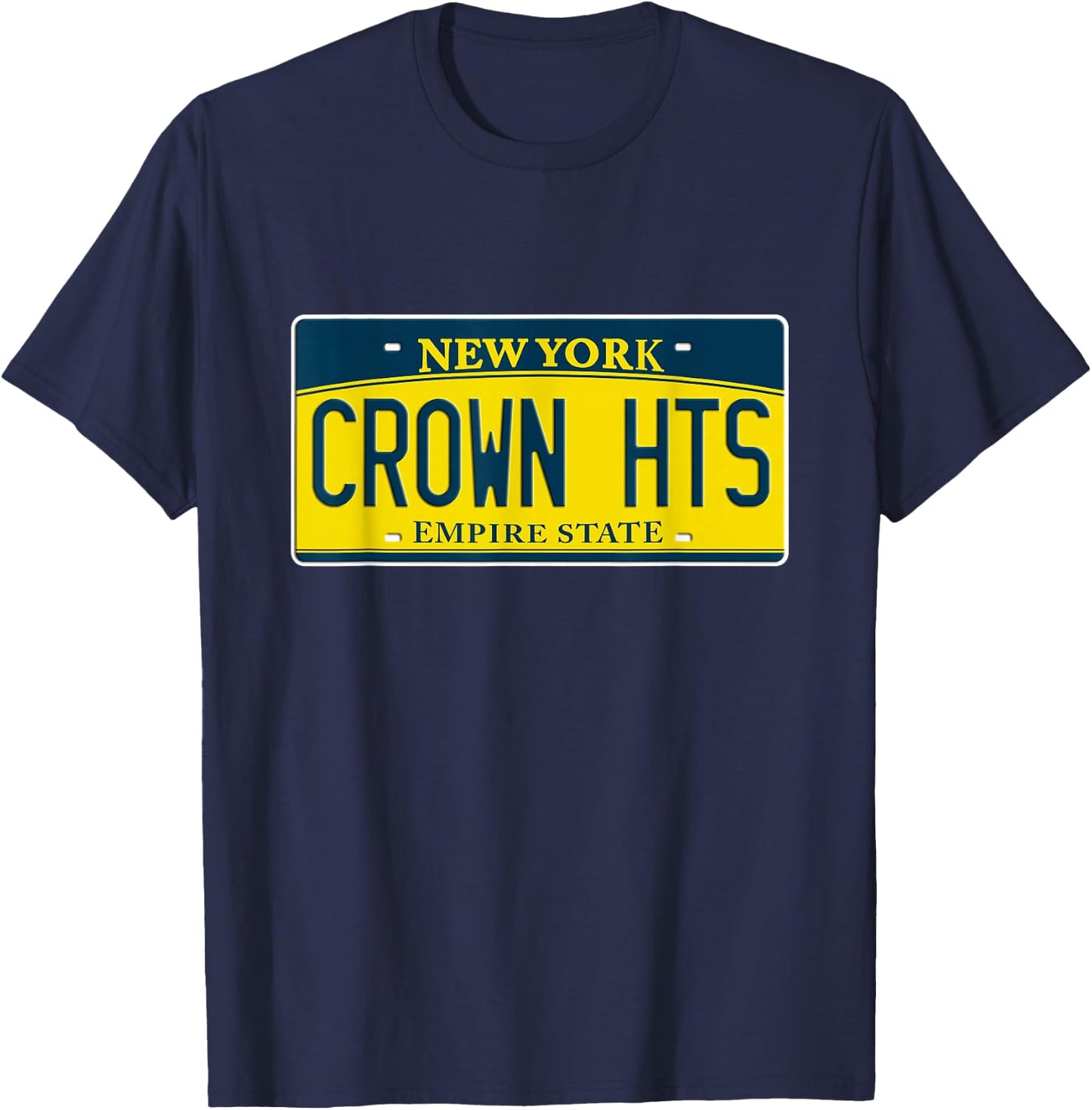 Crown Heights Brooklyn NY New York Neighborhood T-Shirt - T-Shirt | Navy
