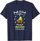 Just A Girl Who Loves Avocados And Reading Books T-Shirt - T-Shirt | Navy