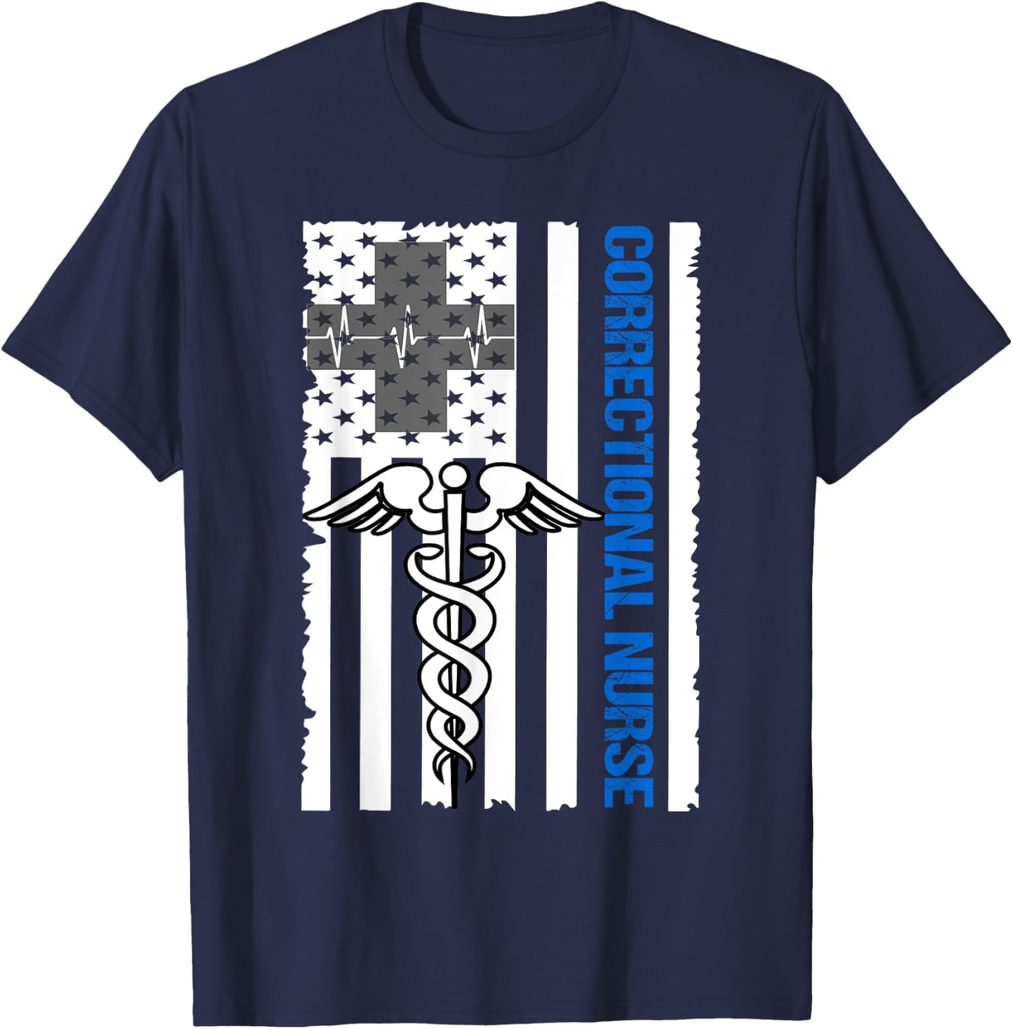 Correctional Nurse Shirt T-Shirt - T-Shirt | Navy