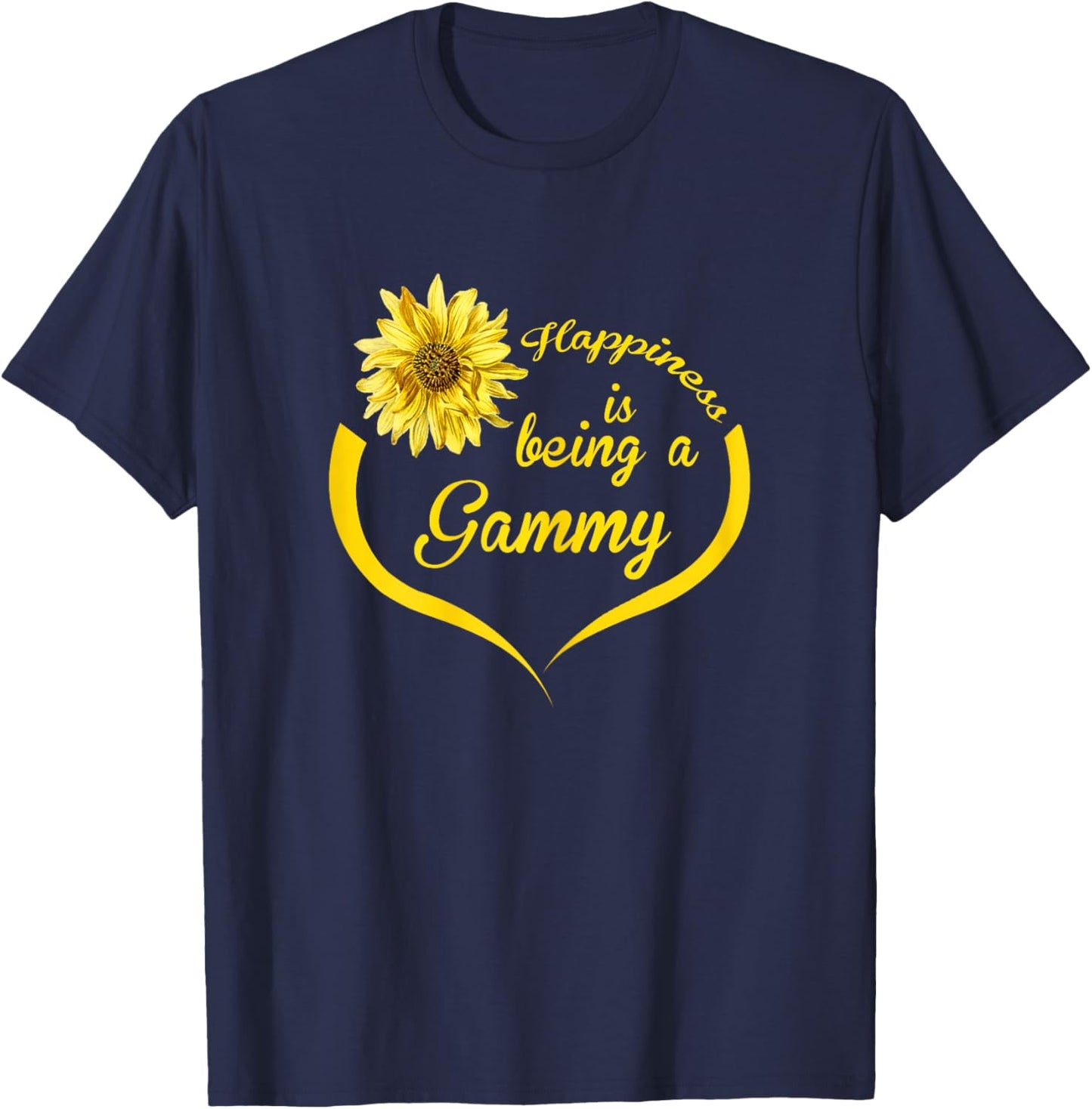 Gammy Gift: Happiness Is Being A Gammy T-Shirt - T-Shirt | Navy